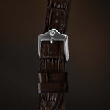 KARDINAL Alligator-geprägtes Lederarmband