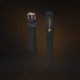 KARDINAL Alligator-geprägtes Lederarmband