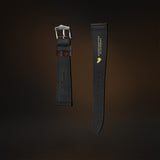 KARDINAL Uhrenarmband aus Leder mit Eidechsenprägung