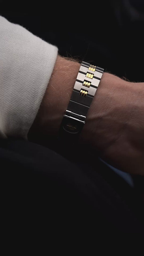 Aus Vorbesitz Cartier Santos Carrée 2961 Godron Ghost 1990s