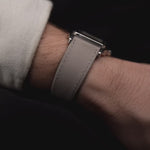 Vintage Cartier Santos Carrée 2960 Ghost 1990er Jahre schiefergrau SWISS nur Zifferblatt 
