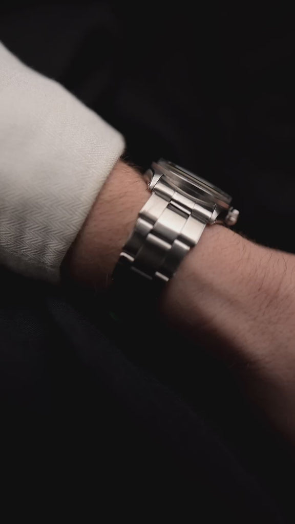 Vintage Rolex Oyster Perpetual 1007 Champagne 1963 am Handgelenk