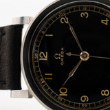 Omega Art Deco Schwarze Spritze 1935
