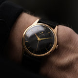 Zenith Kleid Schwarz 18k Datum 1961