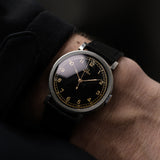 Omega Art Deco Schwarze Spritze 1935