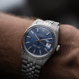 Rolex Datejust Blau Kuchenform 1973