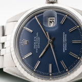 Rolex Datejust Blau Kuchenform 1973