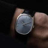 Patek Philippe Ellipse Hellblau 1970er Jahre