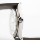 Rolex Datejust Silber Kuchenform 1970
