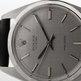 Rolex Oyster Precision Grau Leinen 1972