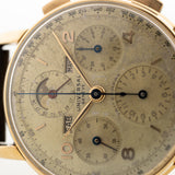 Universal Geneve Tri Compax 18k 1946