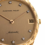 Audemars Piguet Automático 18k Diamante 1980