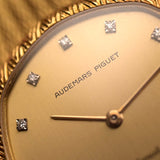 Audemars Piguet Automático 18k Diamante 1980