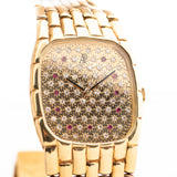 Audemars Piguet Cobra 18k Pavé Ruby, década de 1990