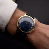 Patek Philippe Calatrava 18k Azul años 70