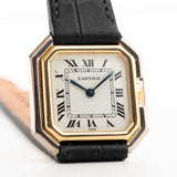 Cartier Ceinture 78100 Dos tonos 18k París Años 80