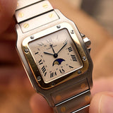 Cartier Santos Galbée 119901 Fase lunar Años 90