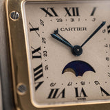 Cartier Santos Galbée 119901 Fase lunar Años 90