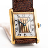 Cartier Must de Tank Vermeil Trinity Años 90