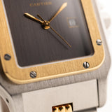 Cartier Santos Carrée 2961 Godron Ghost Años 90