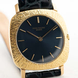 Patek Philippe 18k Cuadrado Azul Corteza 1970s
