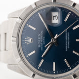 Rolex Oyster Perpetual Date Azul 1984