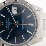Rolex Oyster Perpetual Date Azul 1984