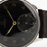 Omega Art Deco Jeringa Negra 1935