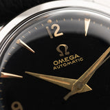 Omega Seamaster Calendario Dorado Negro 1956