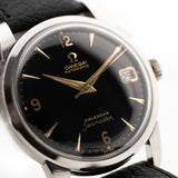Omega Seamaster Calendario Dorado Negro 1956