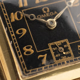 Omega Art Deco Rectangular 18k Años 30