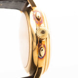 Cronógrafo Longines 6574 con fase lunar, oro de 18 quilates, década de 1980