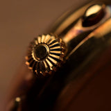 Cronógrafo Longines 6574 con fase lunar, oro de 18 quilates, década de 1980