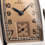 Omega Art Déco Rectangular T17 Salmón 1930
