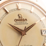 Omega Constellation 14393 Railroad 18k Rose 1960