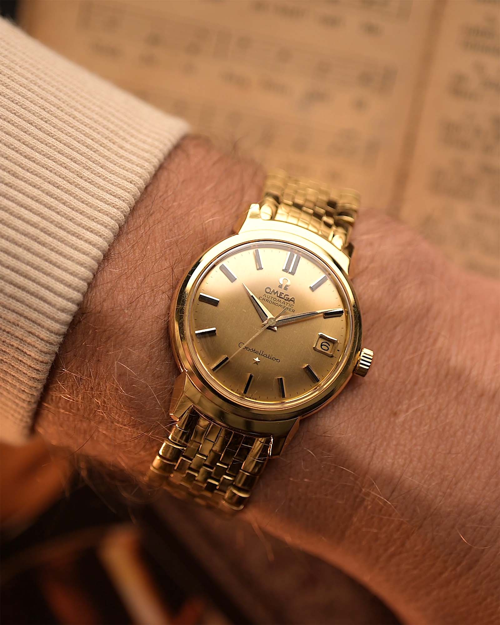 Omega Constellation 14398 de Luxe Onyx 34mm 1960 GOLDAMMER - Main Image