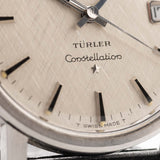 Omega Constellation 168018 "Türler" Esfera de lino Años 60