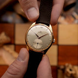 Omega Jumbo 2620 Sub Second 18k Rosa 1947