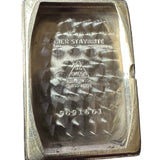 Jeringa rectangular dorada Omega 1930s