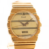 Piaget 15562 Polo 18k Fecha del día 1980