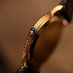 Reloj Piaget Vintage 9016 Altiplano de los años 80, caja de 27 mm de oro amarillo de 18 quilates, cuerda manual Calibre 9P, esfera blanca original, correa de piel de muñeca, corona disparada