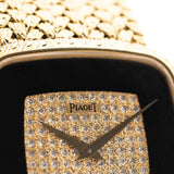 Piaget 9771 TV Onyx Pavé, década de 1970