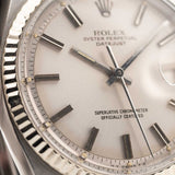 Rolex 1601 Datejust Pie Pan Silver 1973