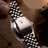 Rolex 1601 Datejust Pie Pan Silver 1973