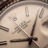 Rolex 1601 Datejust Pie Pan Silver 1973