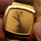 Rolex Cellini 4084 Cuadrado 18k 1978