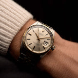 Rolex Datejust 1601 Dos tonos Pie Pan 1973