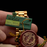 Rolex Day Date 18038 Marrón Vignette Diamante 1981