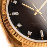 Rolex Day Date 18038 Marrón Vignette Diamante 1981