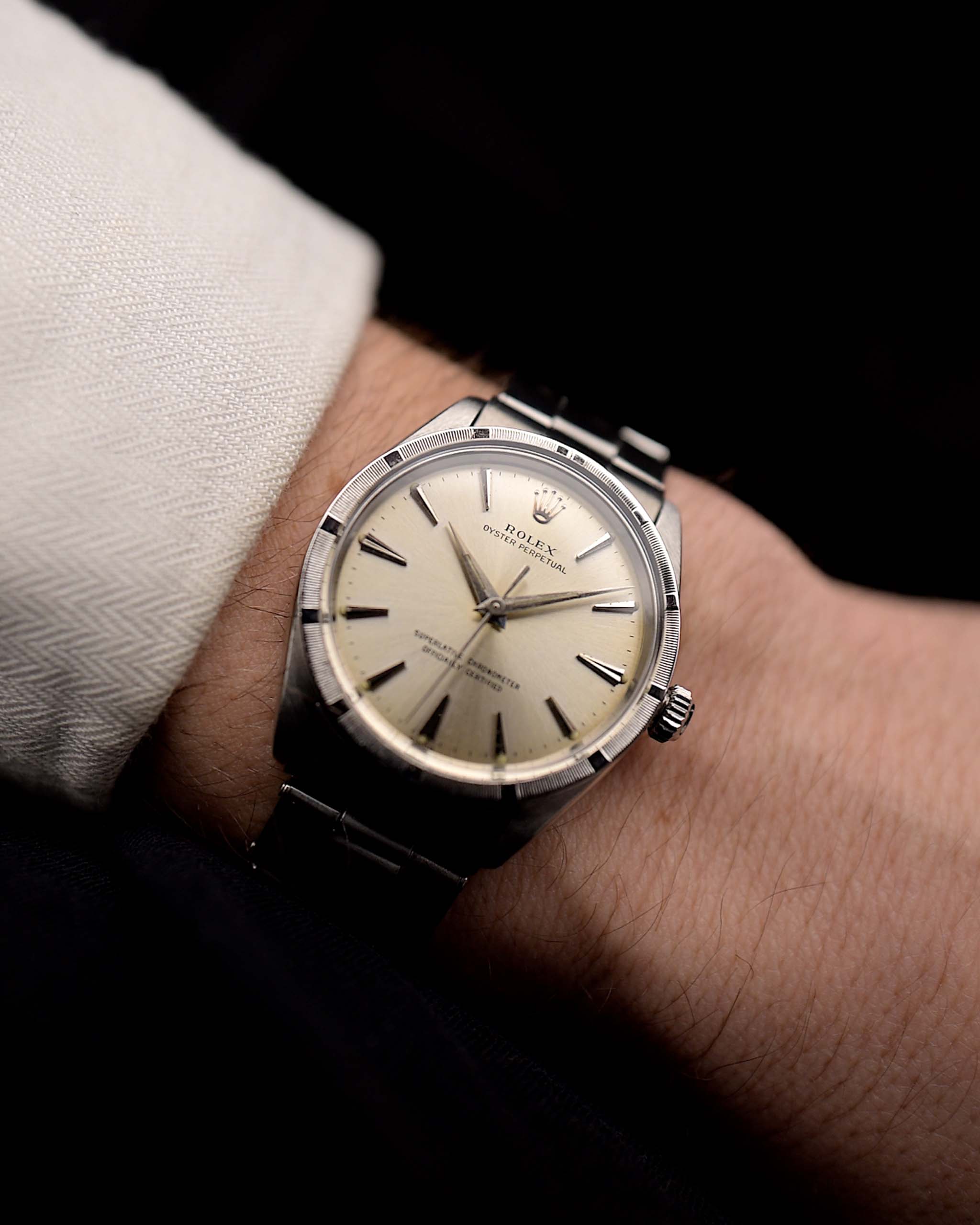 Vintage Rolex Oyster Perpetual 1007 Champagne 1963